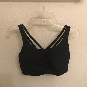 Lululemon Black Crossback Sports Bra